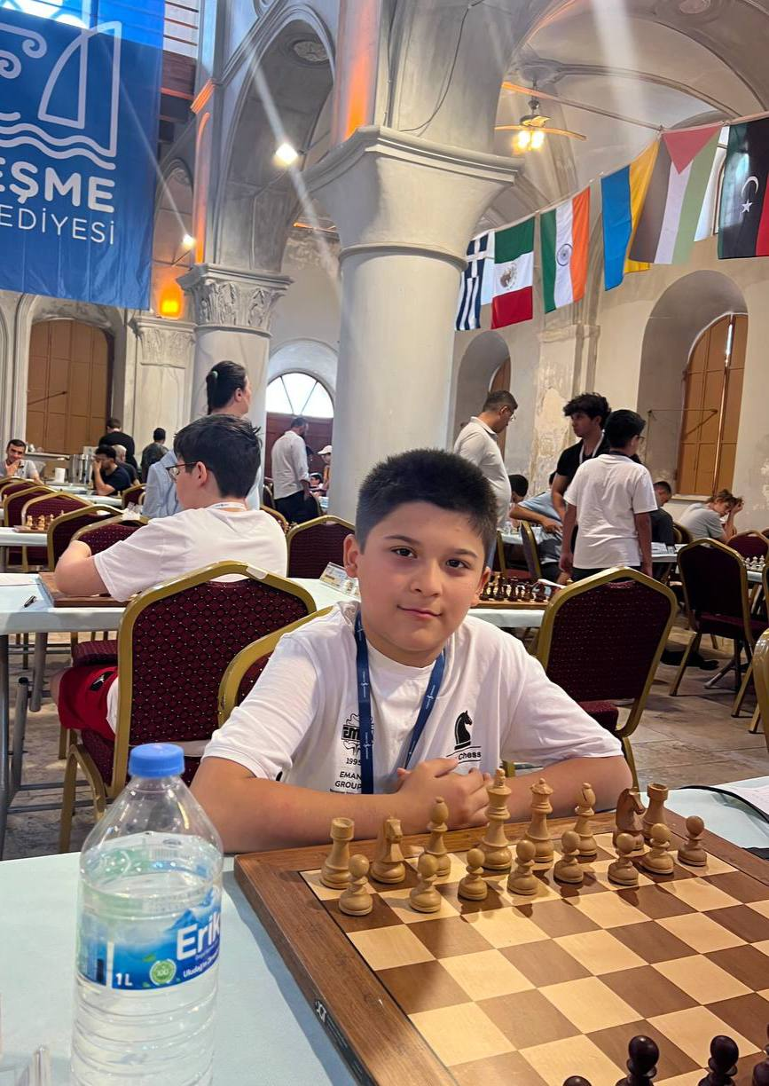 Oriyat Obidjonov - SkyChess Academy champion