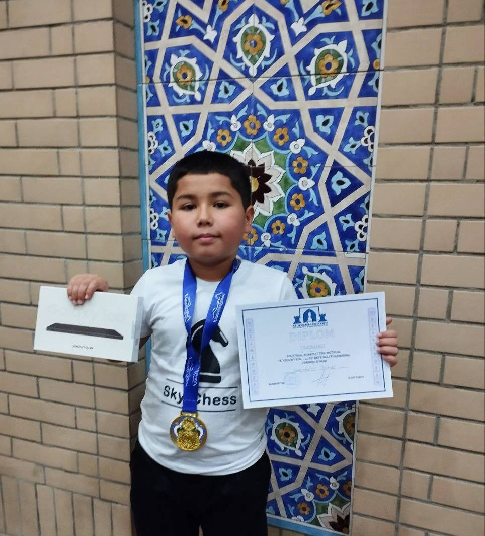 Istamkulov Yakub - SkyChess Academy champion